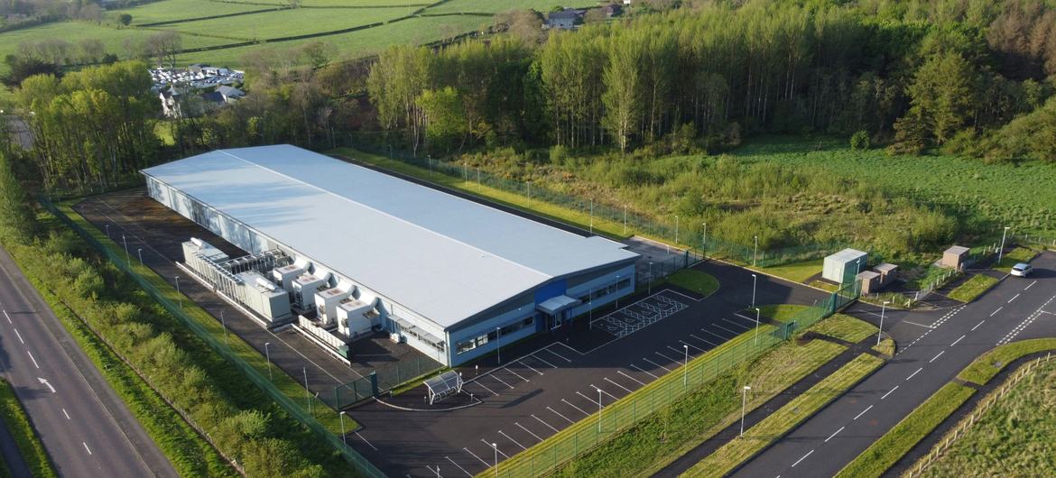 Un centre de données en Irlande.