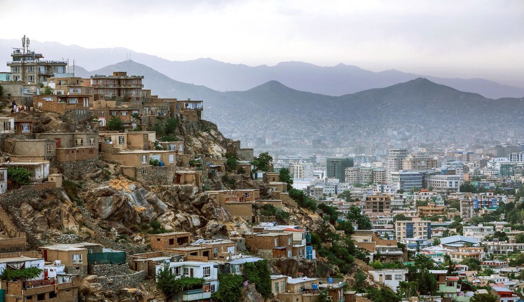 Kaboul, la capitale de l'Afghanistan, photographiée en juin 2020.