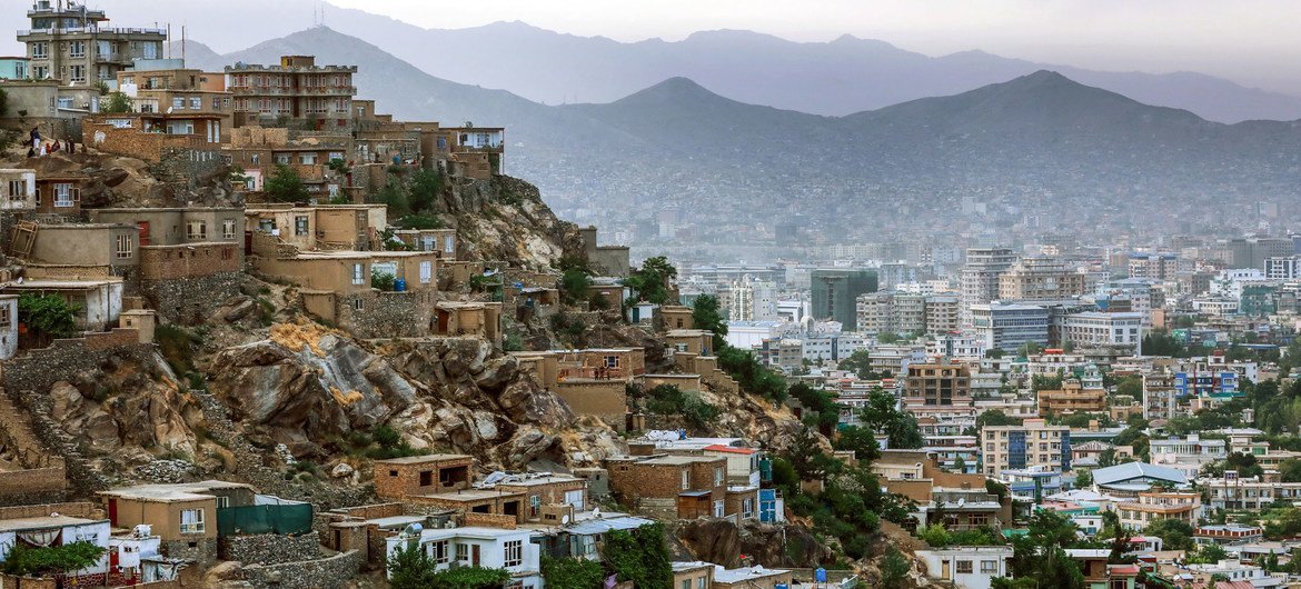 Vista panorámica de la ciudad de Kabul. la capital de Afganistán, en Junio del 2020.