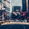 Una calle de Dacca, la capital de Bangladesh