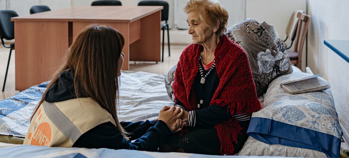 Беженцы из Карабаха в Армении