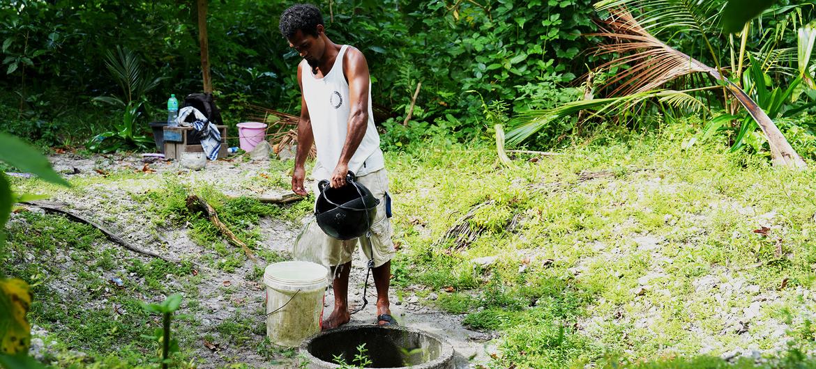 As rising tides reshape life on Sikaiana, Principal Tuiao Kapule worries about what the future holds for the tiny atoll.