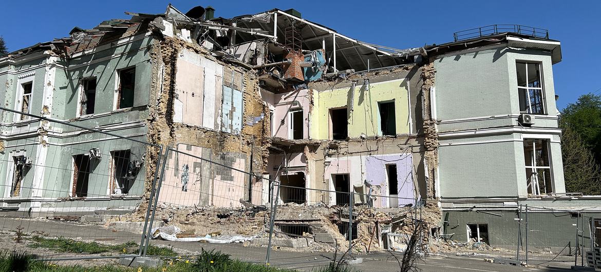 Hospital infantil Okhmatdyt en Kiev.