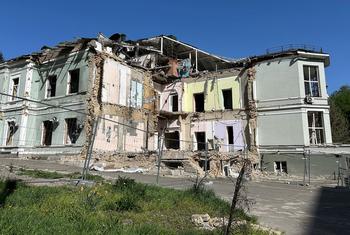 Hospital infantil Okhmatdyt en Kiev.