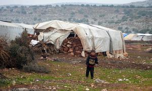 More than two million displaced Syrians continue to live in temporary shelters.