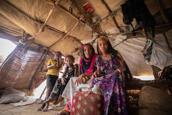 Displaced families continue to live in temporary shelters in Yemen.