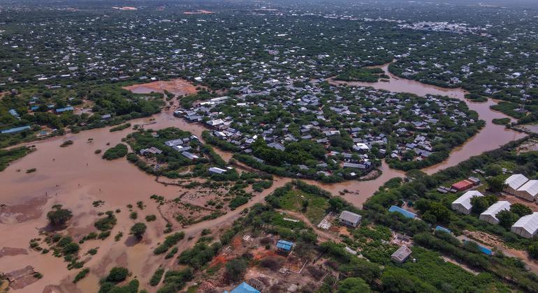 Наводнение в Кении.