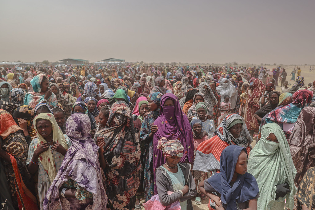 Des milliers de réfugiés arrivent au Tchad en provenance du Soudan.