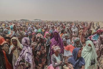Thousands of refugees are arriving in Chad from Sudan.