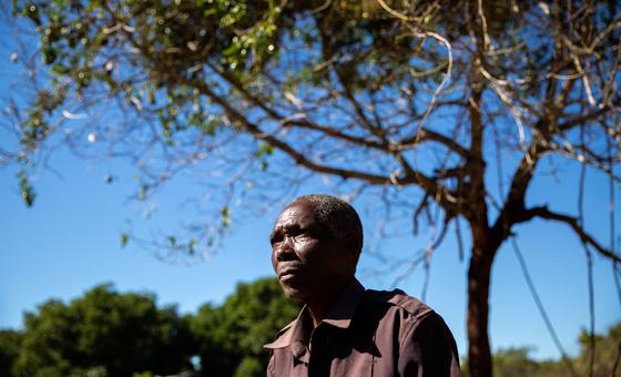 Benjamin, a veteran, believes that peace and family will go together.