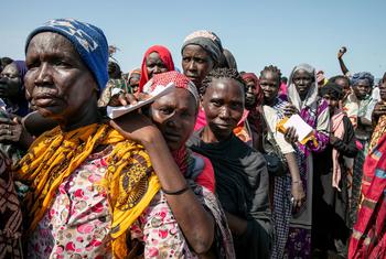 Des Sud-Soudanais de retour dans leur pays après avoir fui les combats au Soudan où ils s'étaient réfugiés.