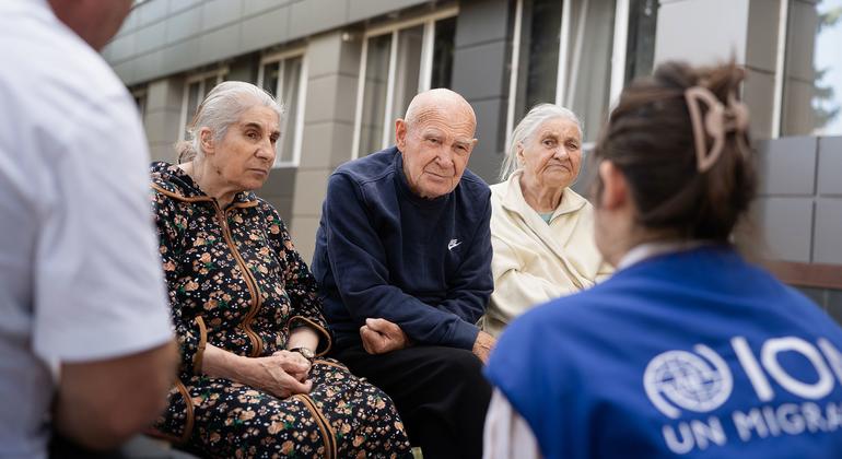 ‘Never be afraid to ask for help’: Ukrainians scarred by war find space to heal