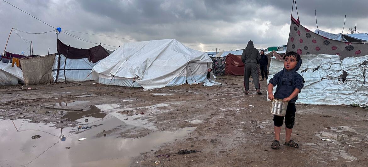 Gaza: ‘Ongoing Rainstorms Are Damaging and Destroying Fragile Shelters, Leaving Large Numbers of Displaced People Exposed to the Cold’