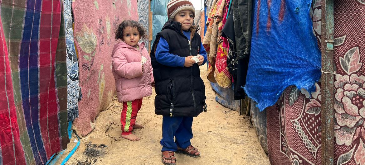 Se acerca el invierno para los habitantes de Gaza, y la mayoría vive en refugios inadecuados que no los protegen del frío y la lluvia. (archivo)