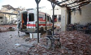 Hostilities in northwestern Syria have caused widespread destruction. 