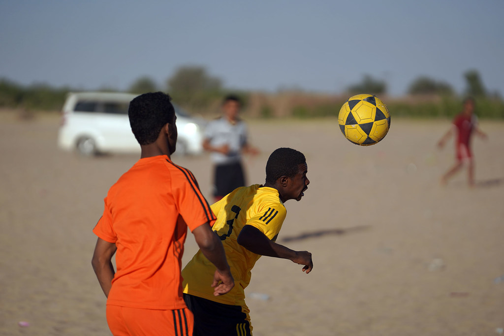 Young athletes in places like Yemen (pictured) can be trafficked by criminal networks.