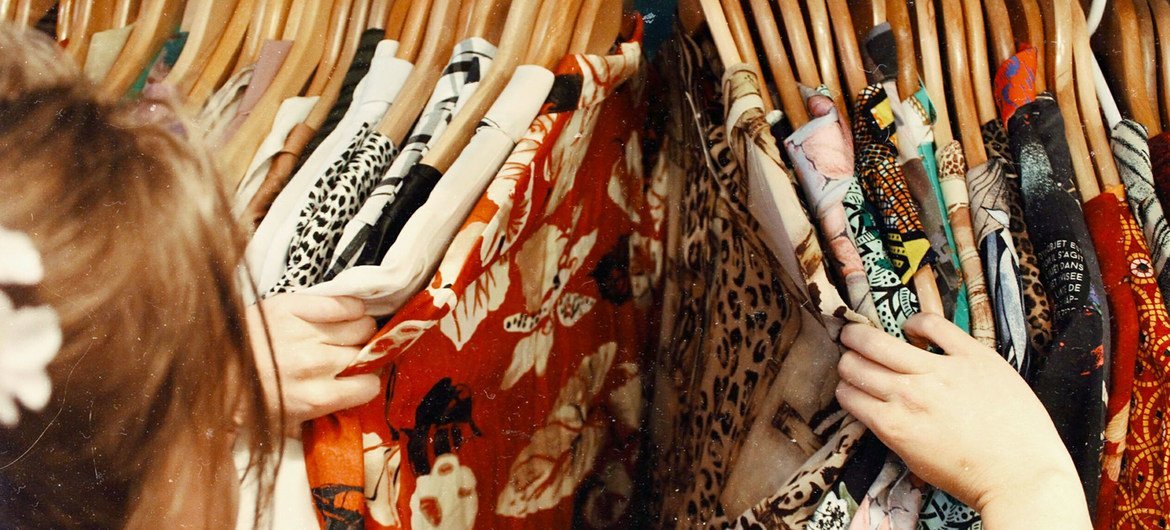 Buying second-hand clothes helps reduce waste and keeps clothing out of landfills.