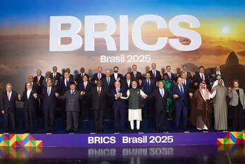 Global leaders demonstrate their solidarity at the BRICS meeting in Brazil.