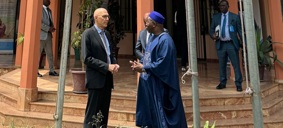 UN High Commissioner for Human Rights Volker Türk during his official mission to Cameroon.