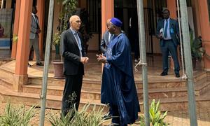 UN High Commissioner for Human Rights Volker Türk during his official mission to Cameroon.