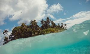 Small island nations, such as Tuvalu (pictured) are at heightened risk of impacts of climate change.