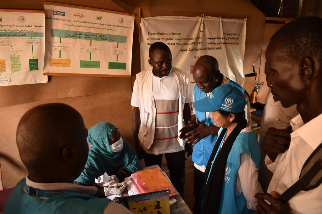 Une équipe du HCR surveille la dégradation de la situation sanitaire dans les camps de réfugiés au Soudan.