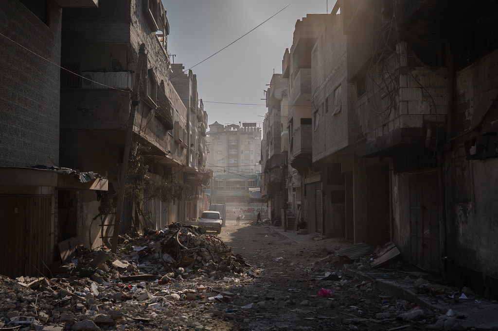 Destrucción en Gaza