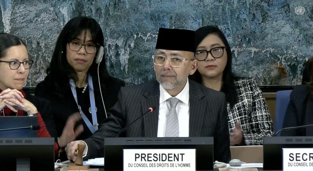 L'ambassadeur Sidharto Reza Suryodipuro de l'Indonésie a été élu président du Conseil des droits de l'homme des Nations Unies. 