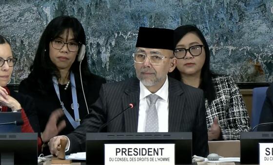 L'ambassadeur Sidharto Reza Suryodipuro de l'Indonésie a été élu président du Conseil des droits de l'homme des Nations Unies. 