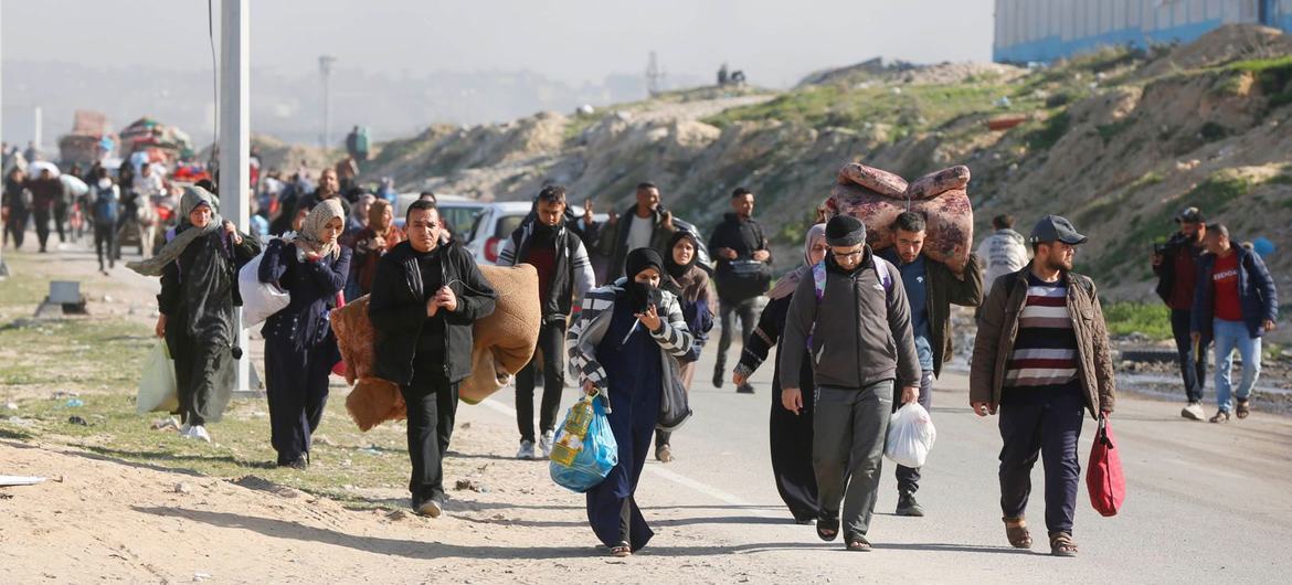As of early February, more than 80 per cent of Gaza’s 2.3 million population has been internally displaced since the start of the war in October 2023.