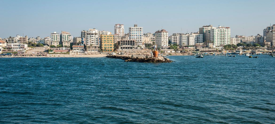 The coast near Gaza City. (file photo)