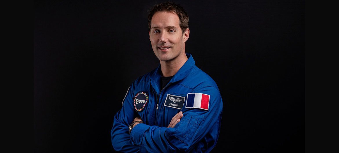El astronauta francés Thomas Pesquet.