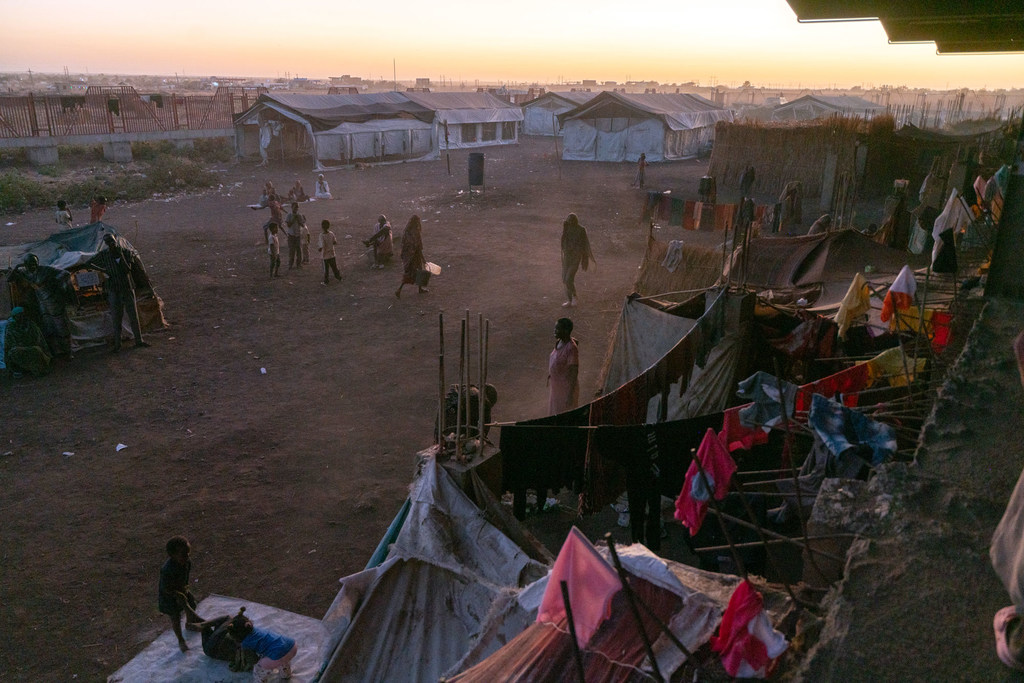 Familias sudanesas desplazadas