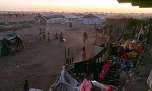 Familias sudanesas desplazadas