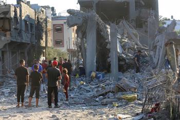 Much of the Gaza Strip has been destroyed in the conflict.