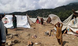 Las familias que perdieron sus casas en el terremoto de Afganistán viven en tiendas de campaña o durmen a la intemperie.