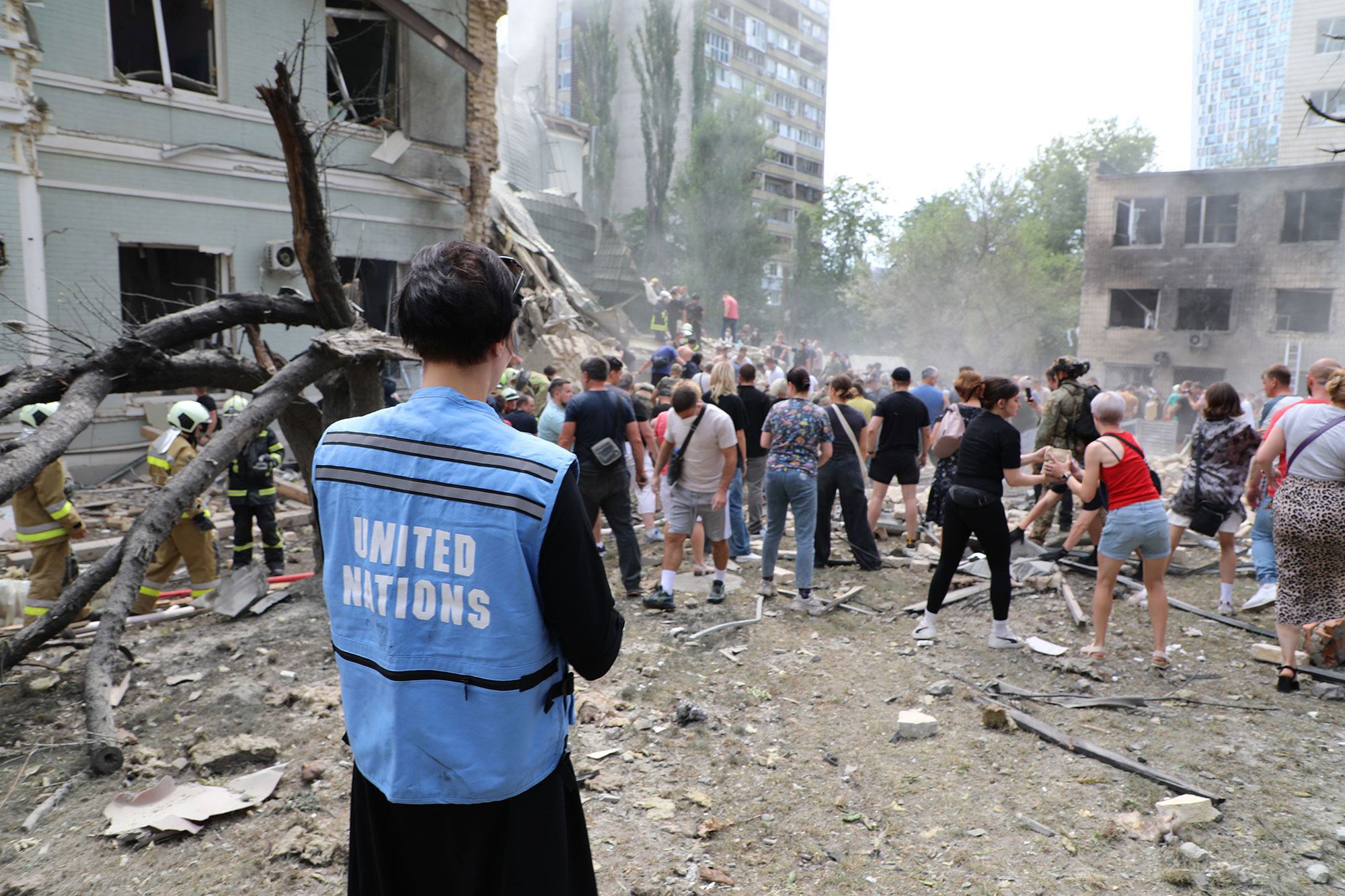 La capitale de l'Ukraine, Kiev, a été fortement ciblée dans les premiers jours de la guerre. (archives)