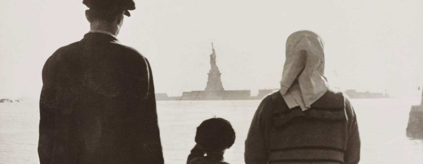 La Statue de la Liberté, vue de Ellis Island