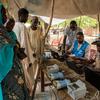  Refugiados do Sudão se registram em um centro em Birao, na República Centro-Africana