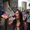 Mulheres protestam contra a violência de gênero no Equador