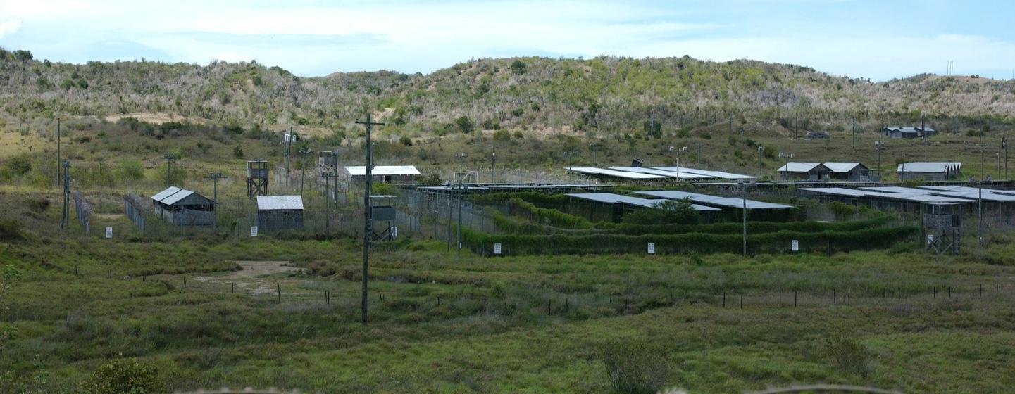 Le Camp X-Ray faisait partie du centre de détention de Guantanamo mais n'est plus utilisé.