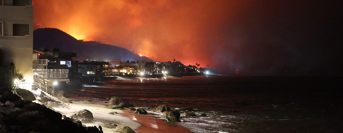 Пожар в Калифорнии.