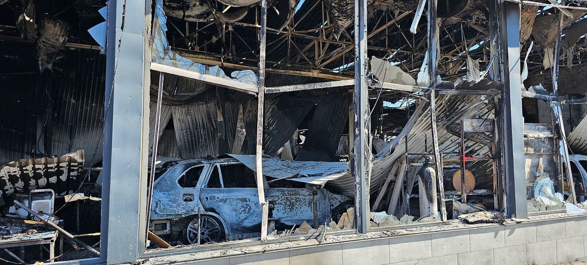 In Odesa, a large-scale drone attack on 21 March 2025 injured children and damaged shops, warehouses and vehicles.