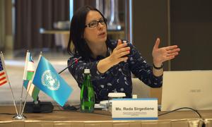 Reda Sirgediene, asesora regional sobre Trata de Personas y Tráfico Ilícito de Migrantes para Asia Central