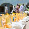 The World Food Programme (WFP) delivers food in Omdurman, Sudan. (file)
