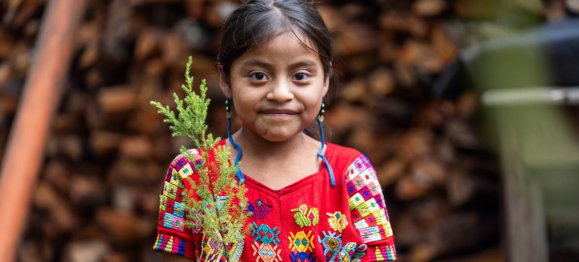 Indigenous Peoples, like this girl from the K'iche' community in Guatemala, contribute their knowledge to combat climate change. Indigenous Peoples, like this girl from the K'iche' community in Guatemala, contribute their knowledge to combat climate change.