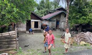 Children in Indonesia learn about disaster preparedness through traditional songs.