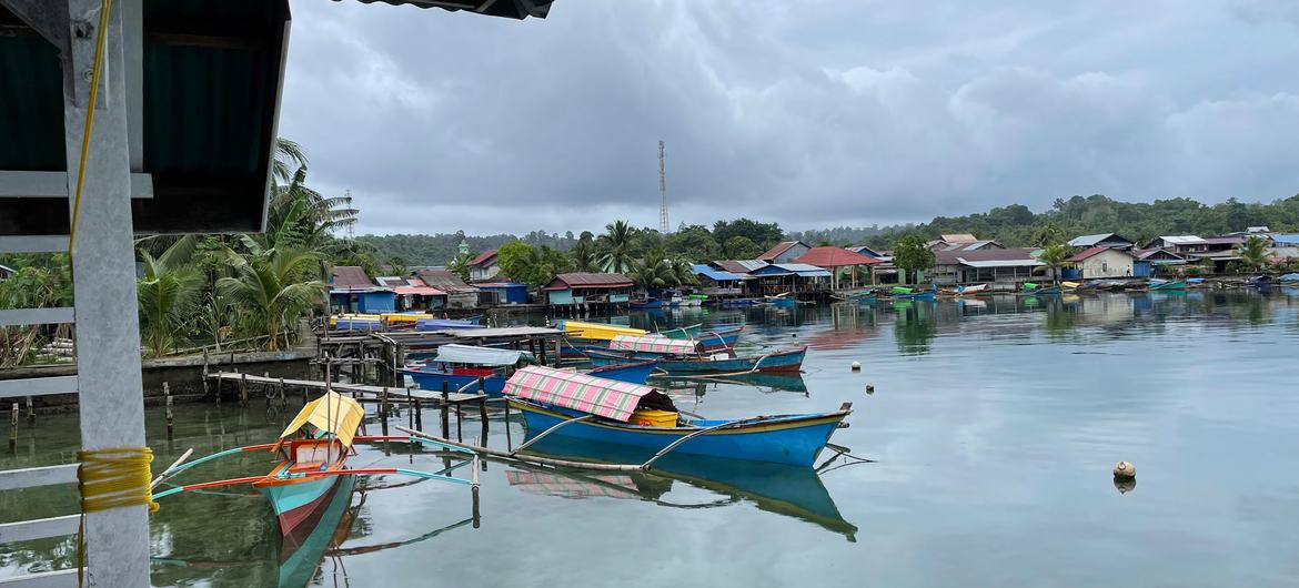  As áreas costeiras baixas da Indonésia são suscetíveis a tsunamis