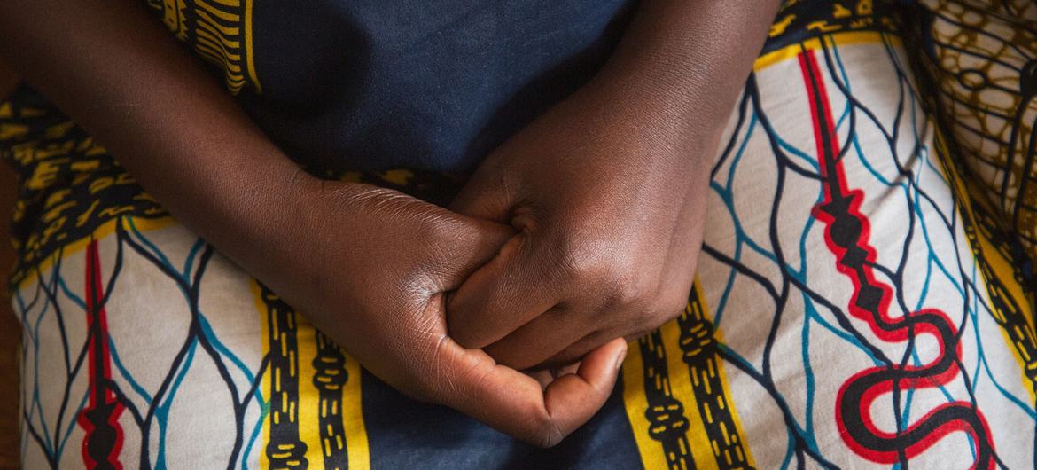 A survivor of sexual violence in the eastern Democratic Republic of the Congo.