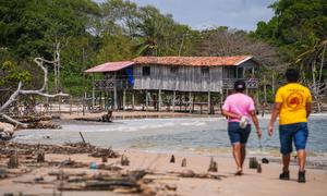 Rising tides and coastal devastation have reshaped life in Marajó, washing away homes and livelihoods along the shore.